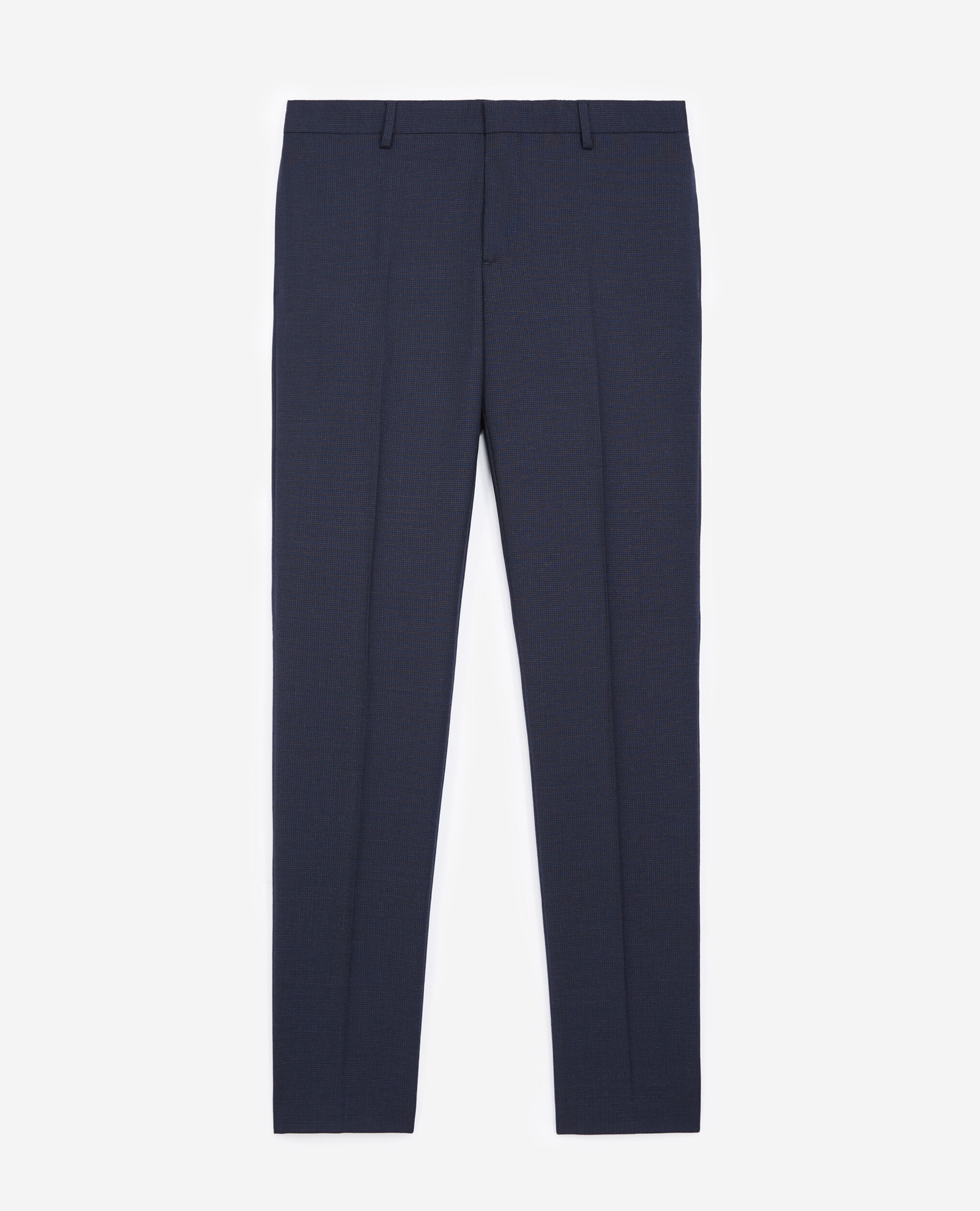 Pantalon costume laine bleu marine, NAVY, hi-res image number null