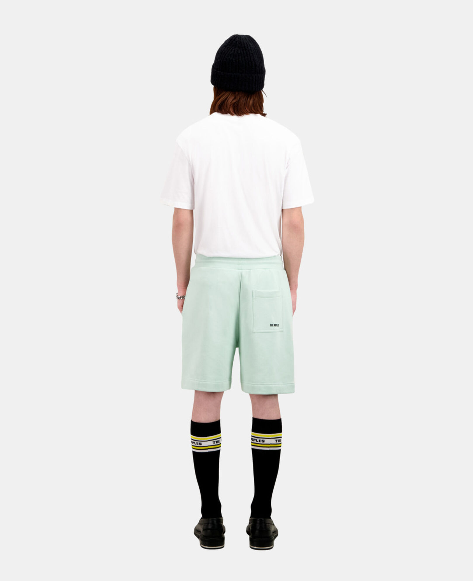 The Kooples HERREN OCEAN grüne shorts aus baumwolle