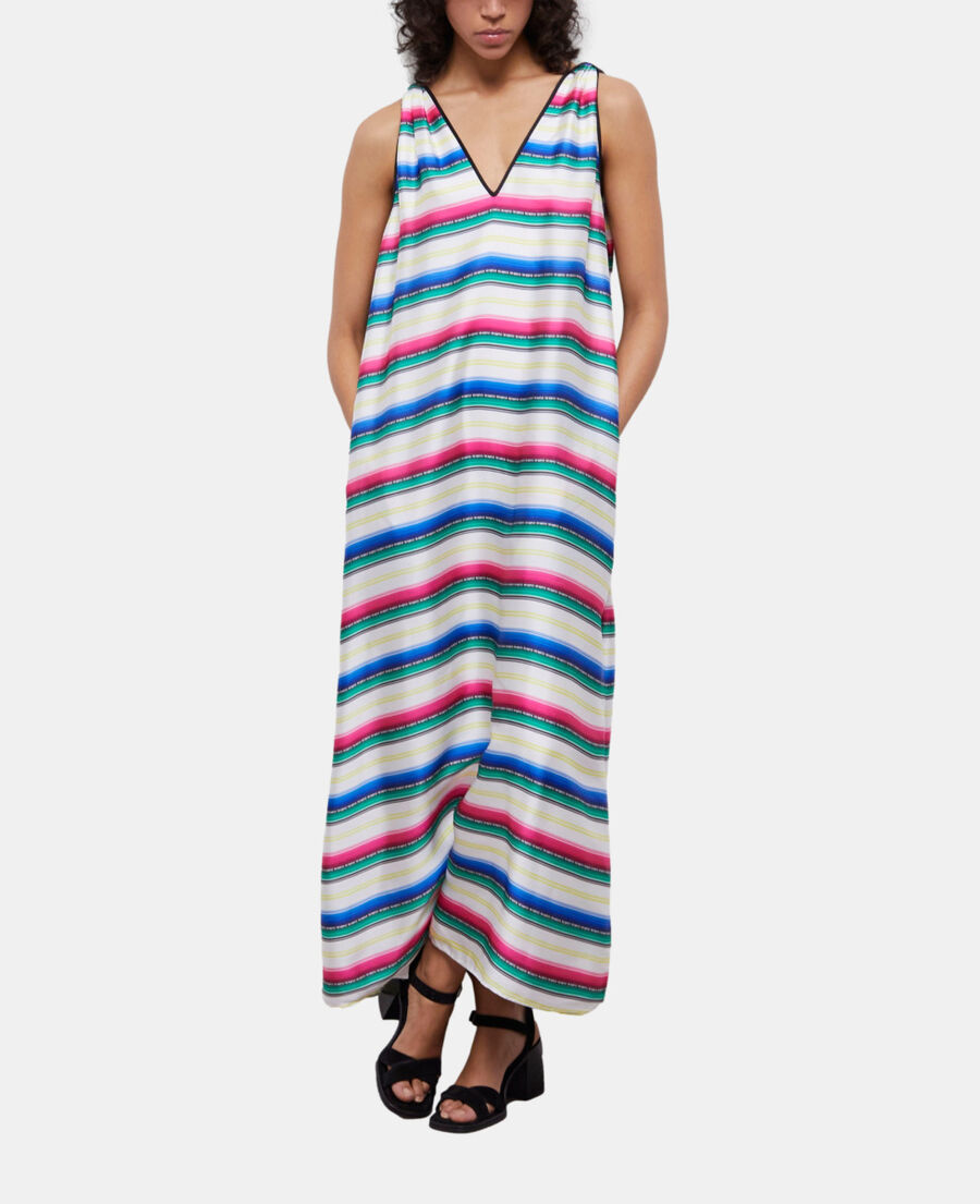 The Kooples F MULTICOLOR printed long dress