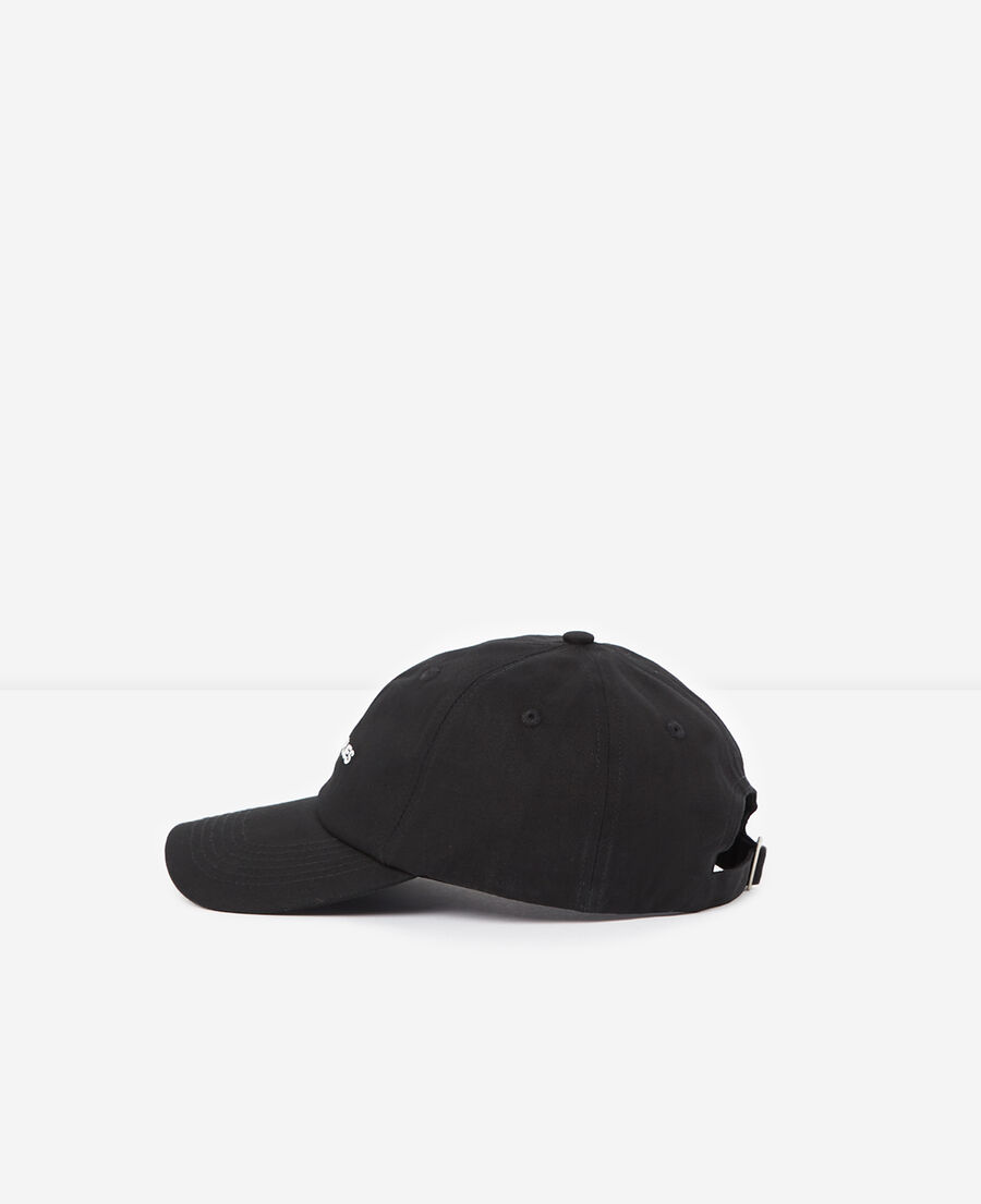 black cotton cap with the kooples paris screen print