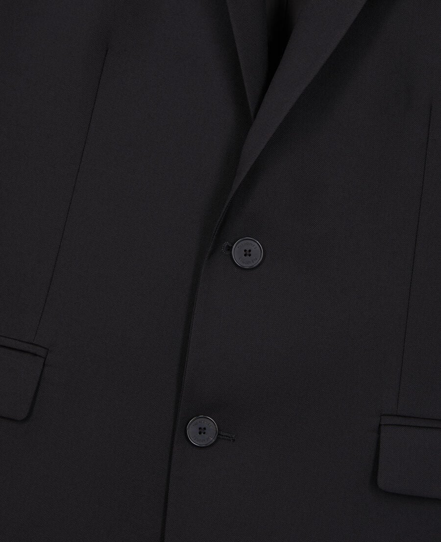 The Kooples H BLACK black wool suit jacket
