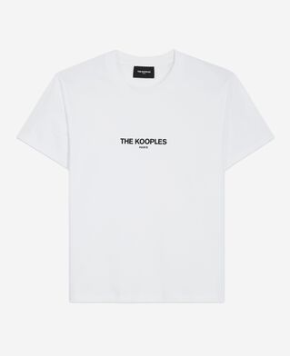 The Kooples FEMME WHITE t-shirt logo blanc