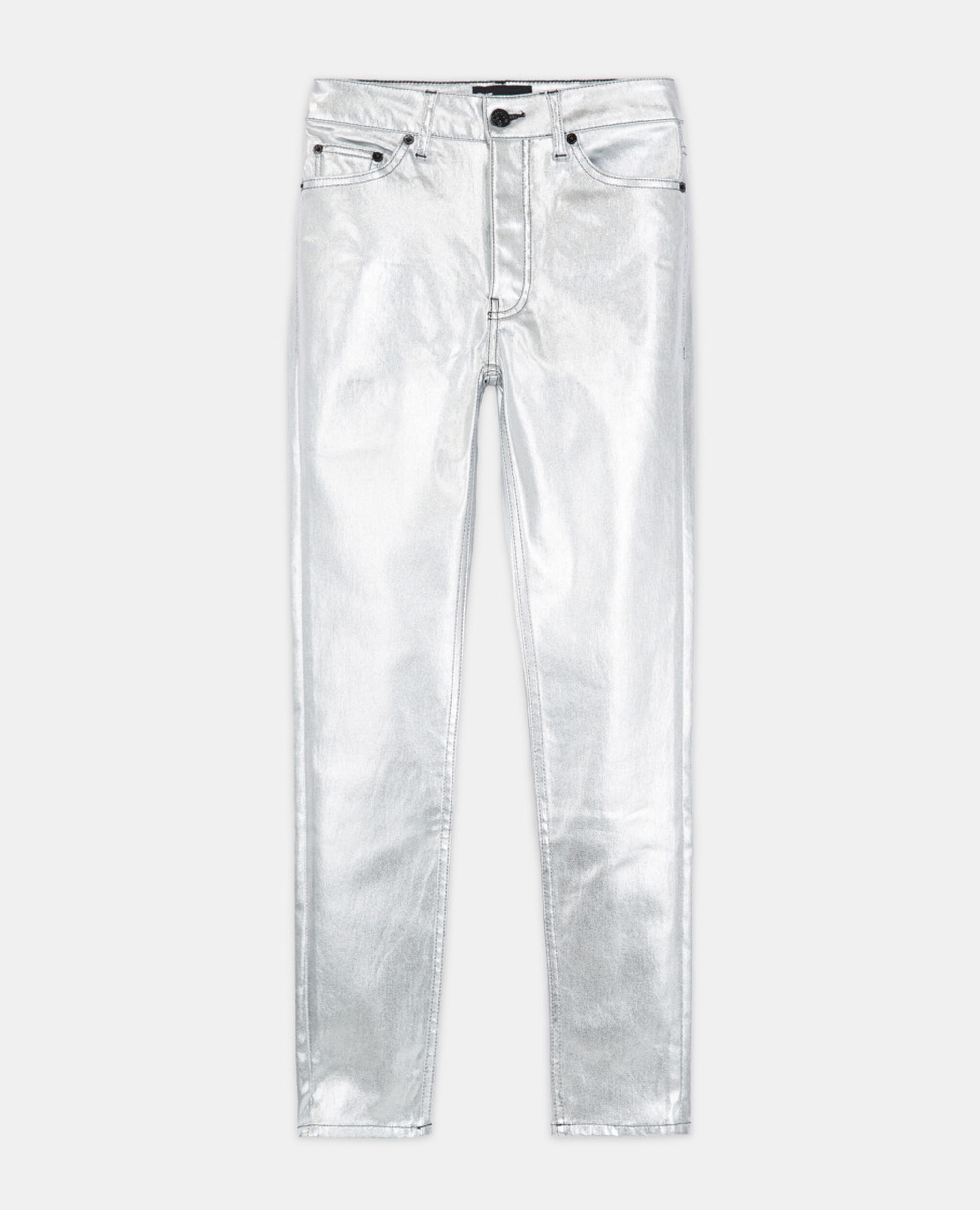 Silberne Jeans mit Slim-Fit-Passform, SILVER, hi-res image number null