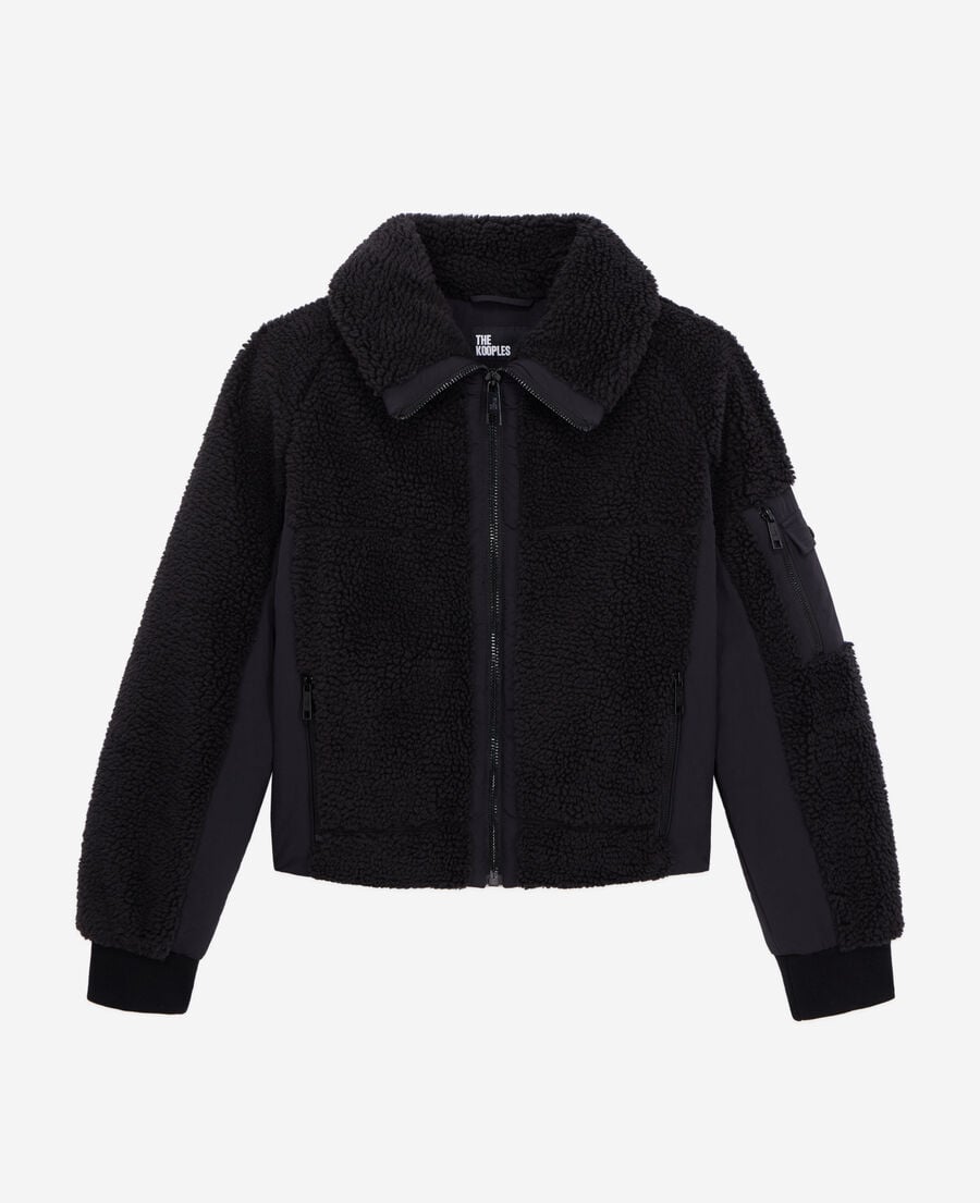 The Kooples FEMME BLACK blouson noir