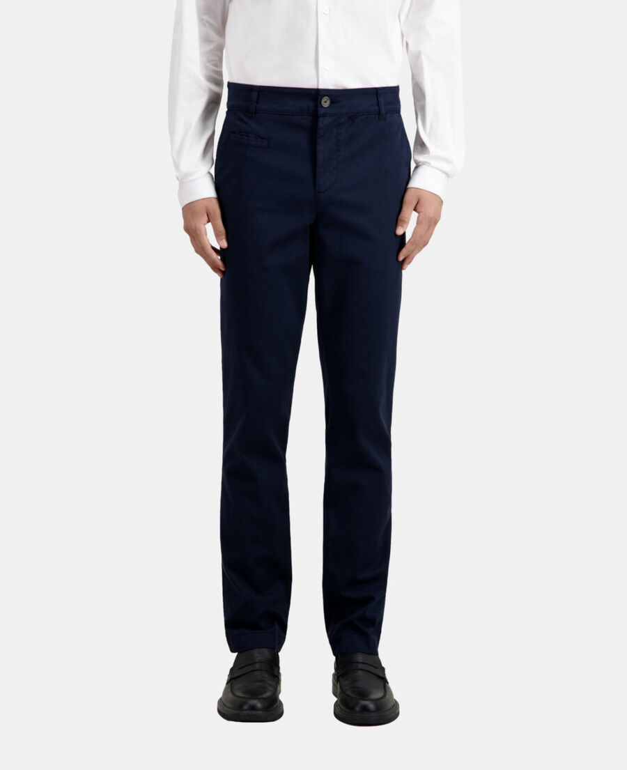 pantalon chino bleu marine