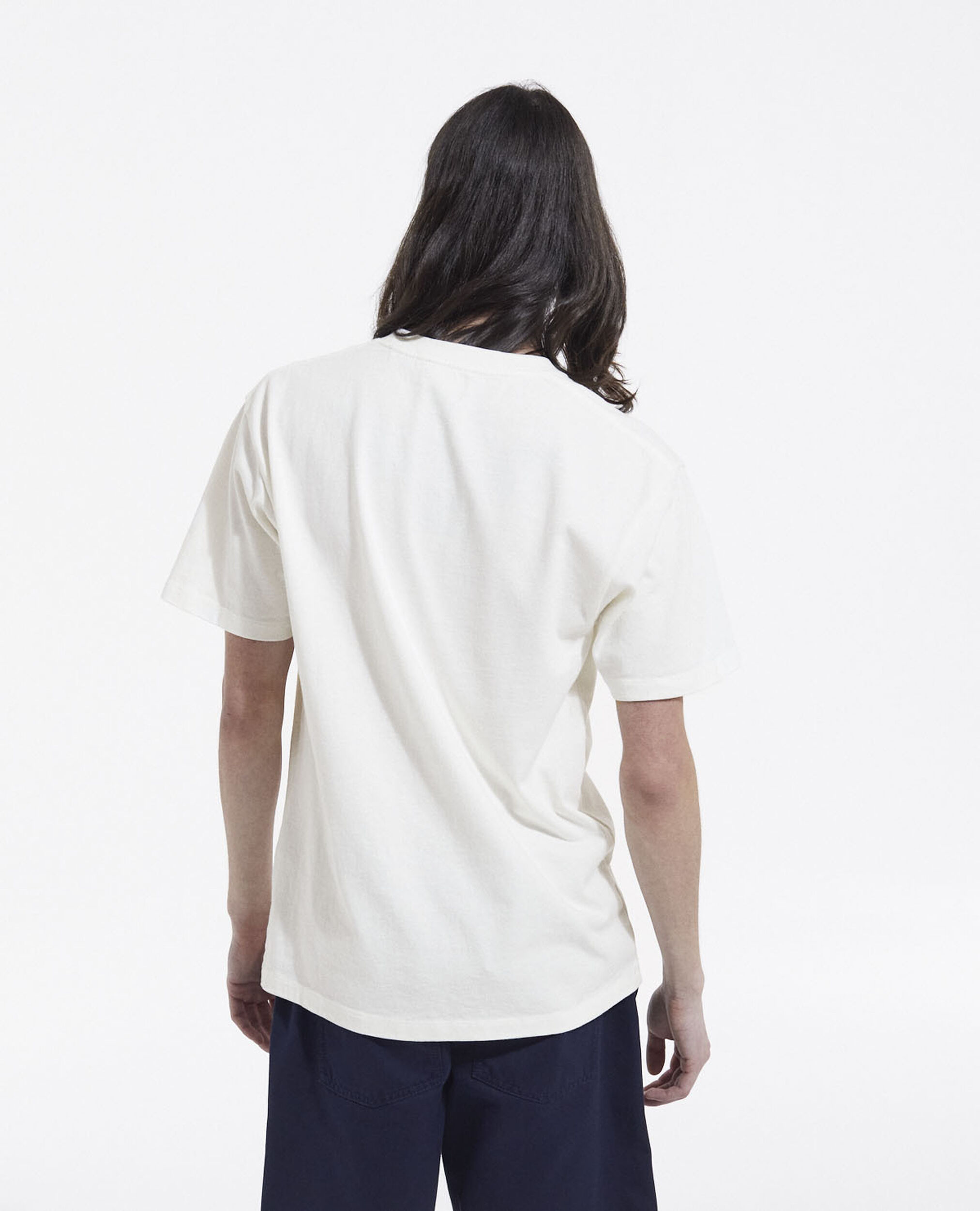 Camiseta blanco crudo algodón águila redondo, ECRU, hi-res image number null