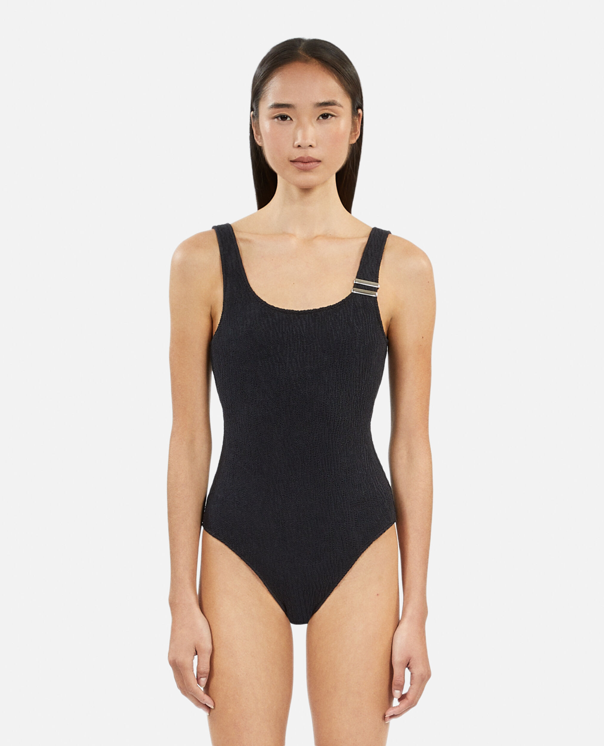 Maillot de bain The Kooples x Luz une piece bretelles noir
