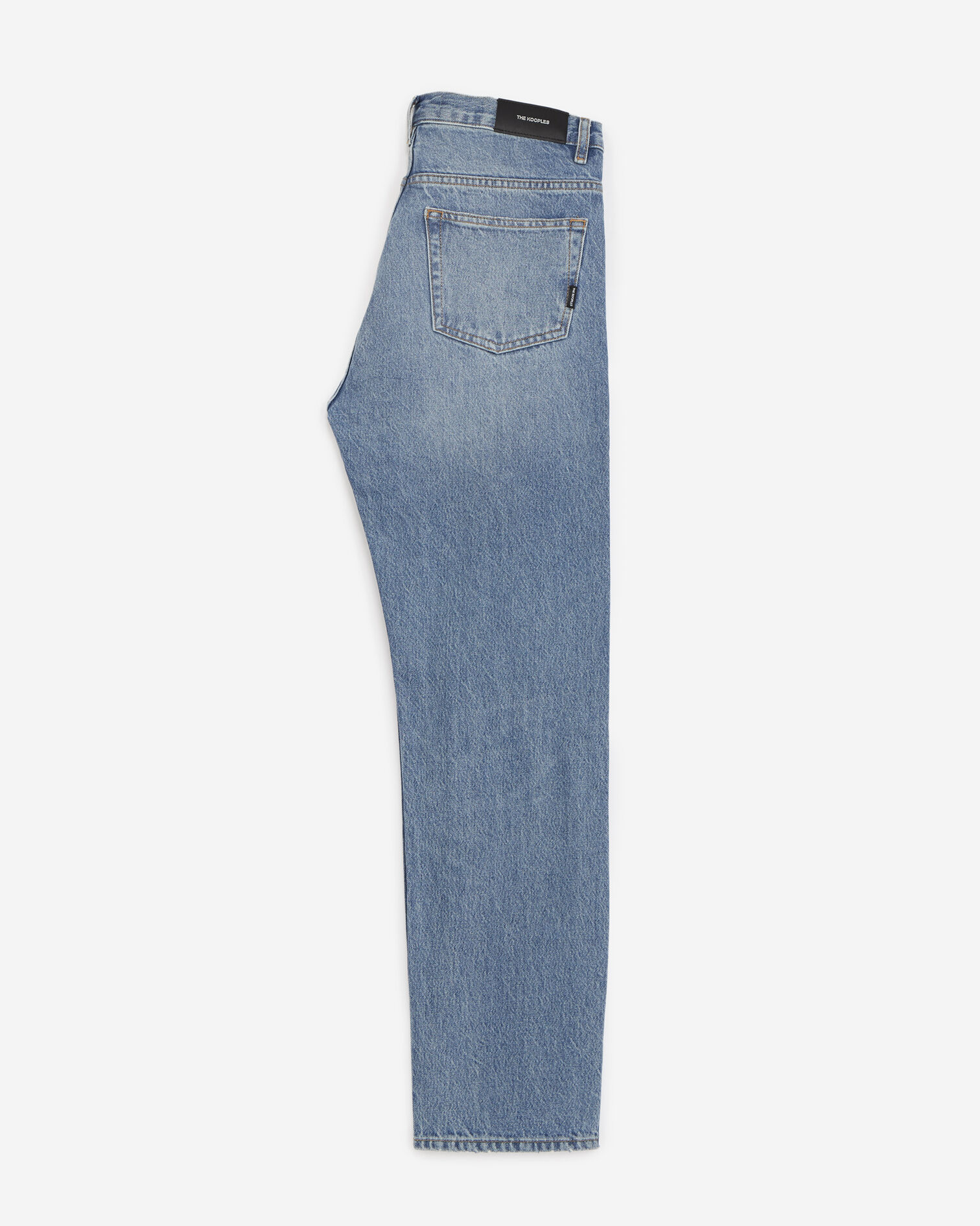 Straight-cut faded blue jeans, BLUE WASHED, hi-res image number null