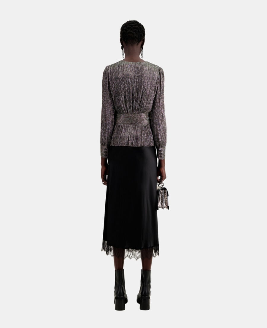 The Kooples WOMEN SILVER silver top