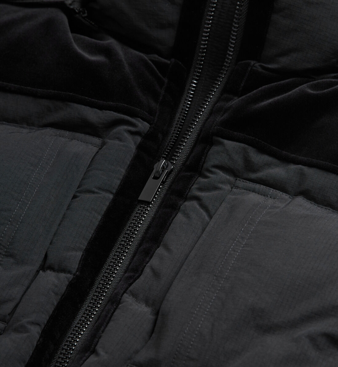 Black down jacket