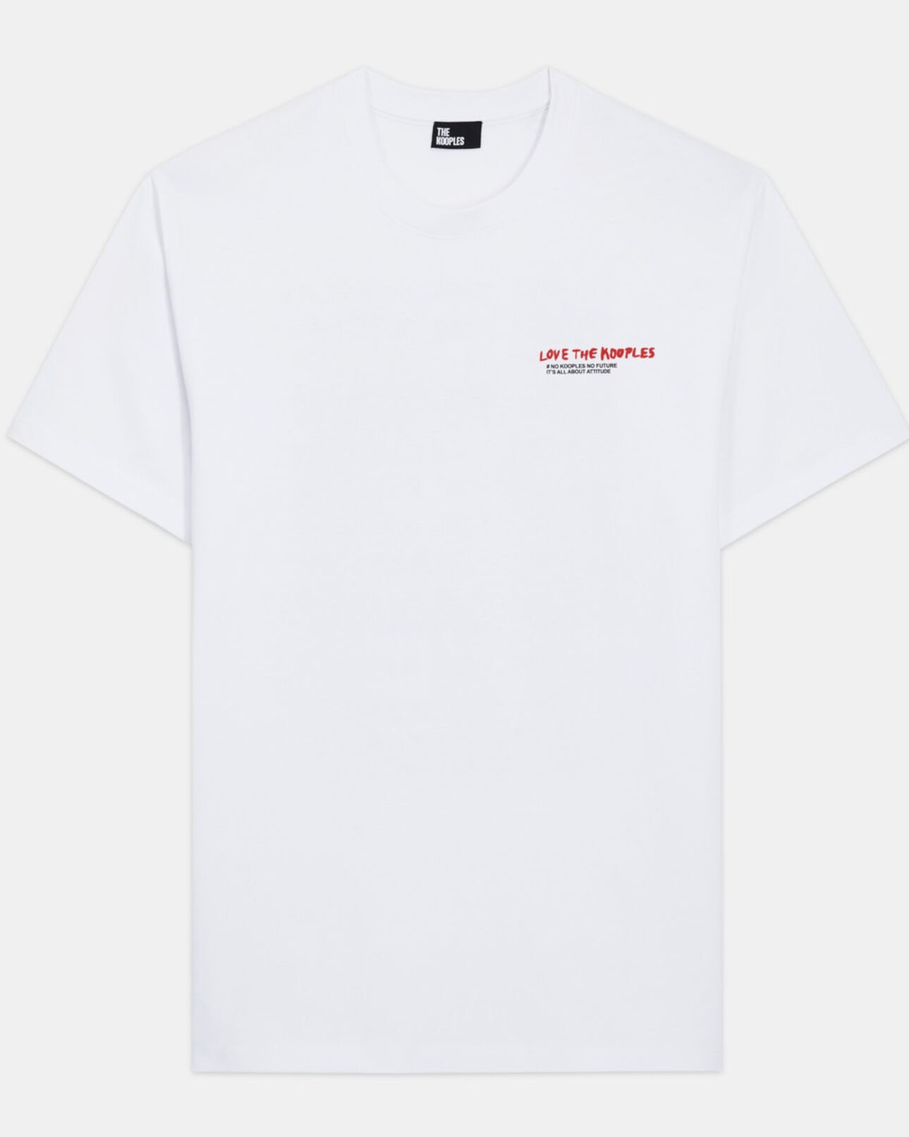 The Kooples HOMME WHITE t-shirt homme i love kooples blanc