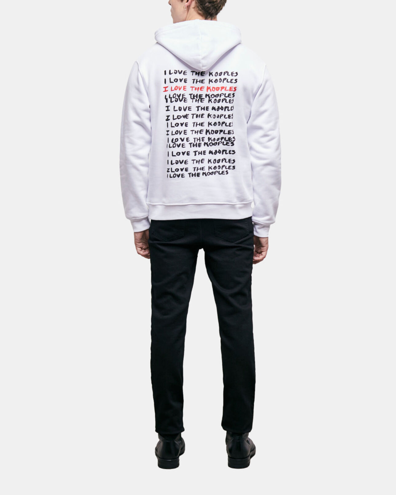 The Kooples H WHITE i love kooples white sweatshirt