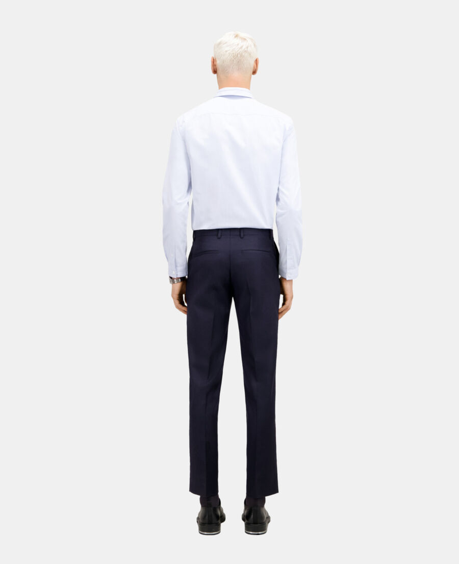 The Kooples H NAVY navy blue wool suit trousers
