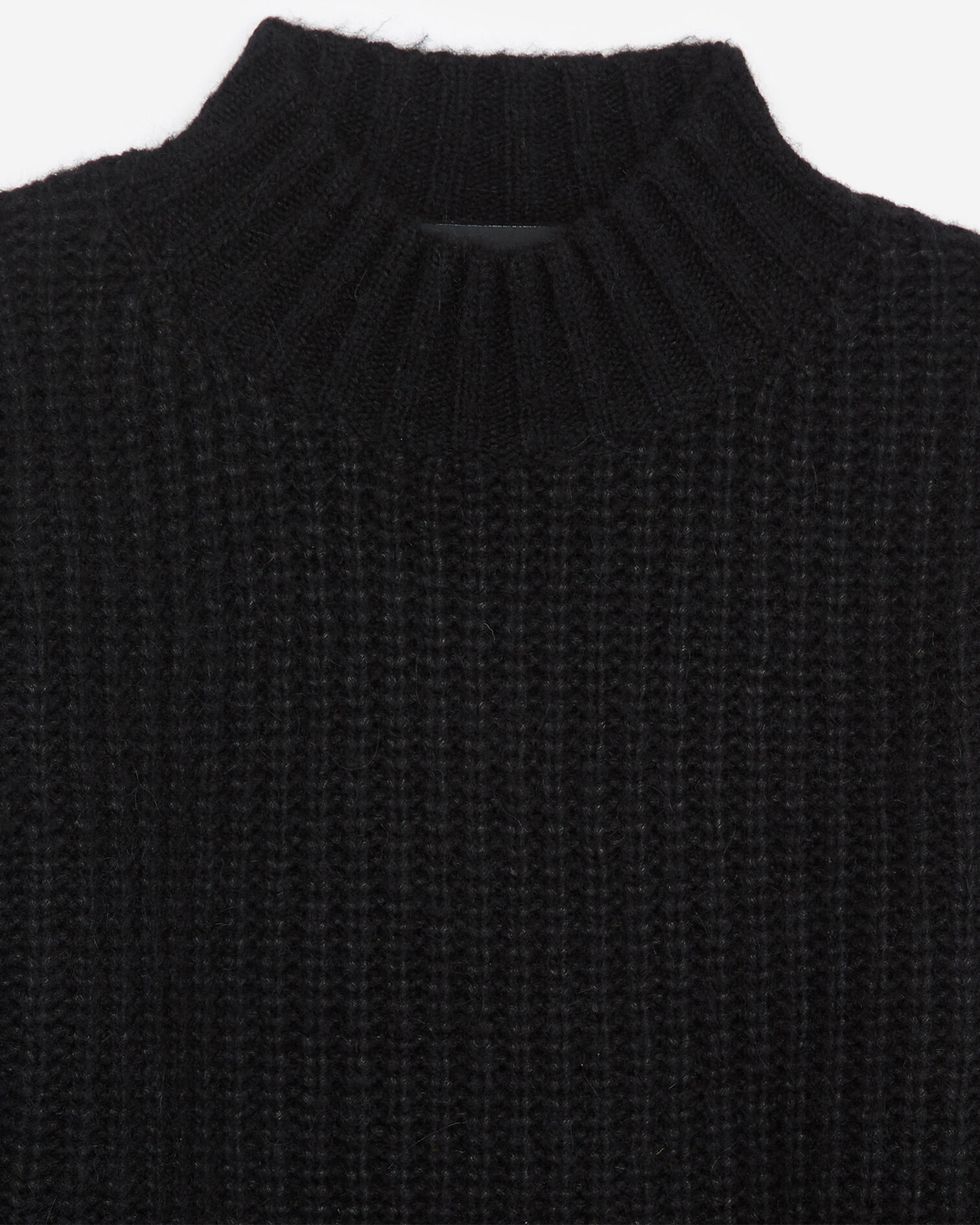 Chunky-knit wool and cashmere sweater, BLACK, hi-res image number null