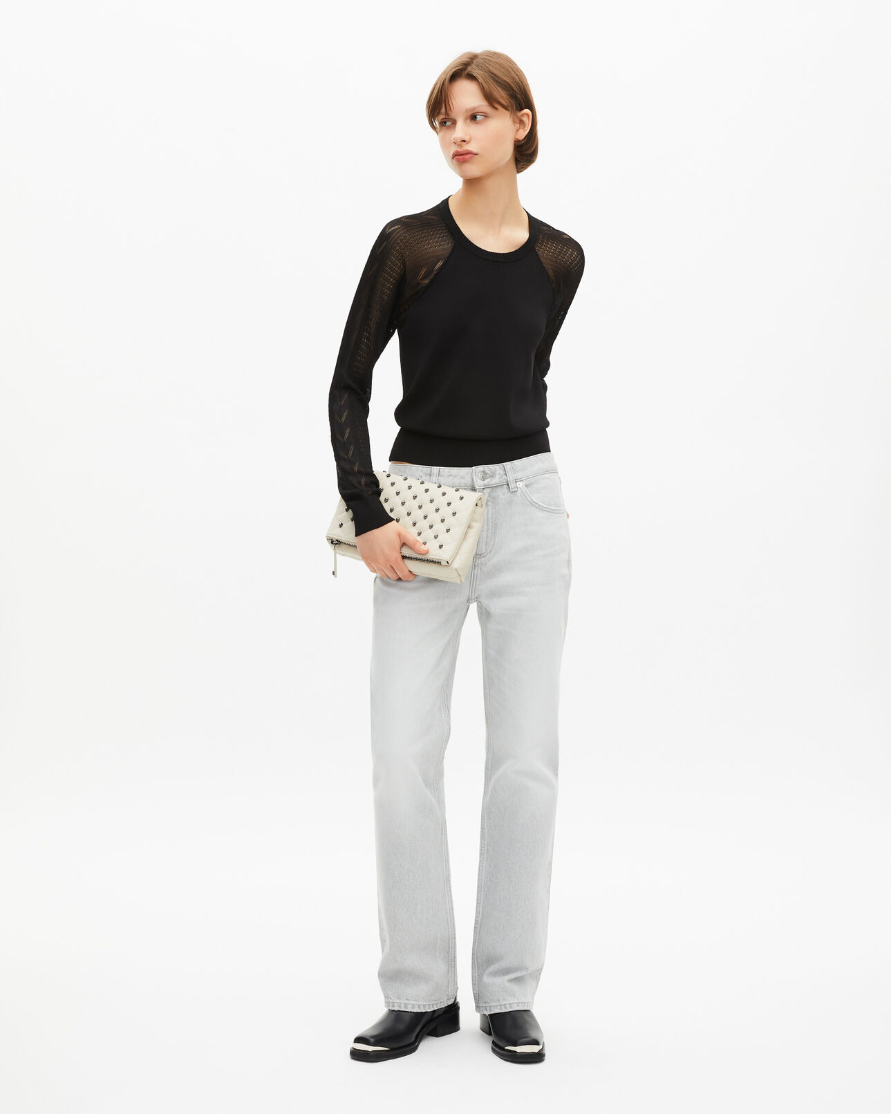 The Kooples FEMME BLACK pull noir