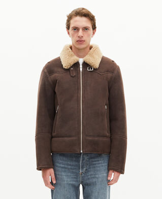 The Kooples MEN BROWN brown woolly skin