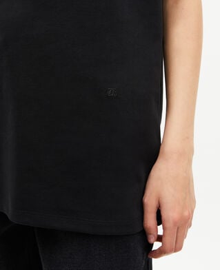 The Kooples HERREN BLACK t-shirt gemischt gerade uni schwarz