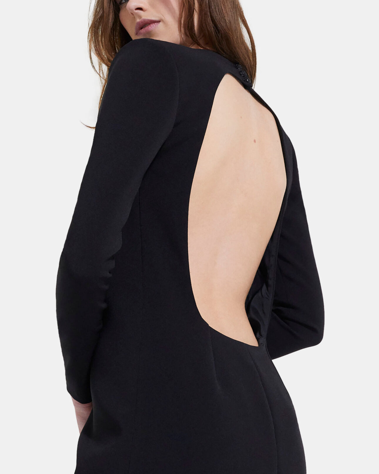 The Kooples FEMME BLACK robe courte noire