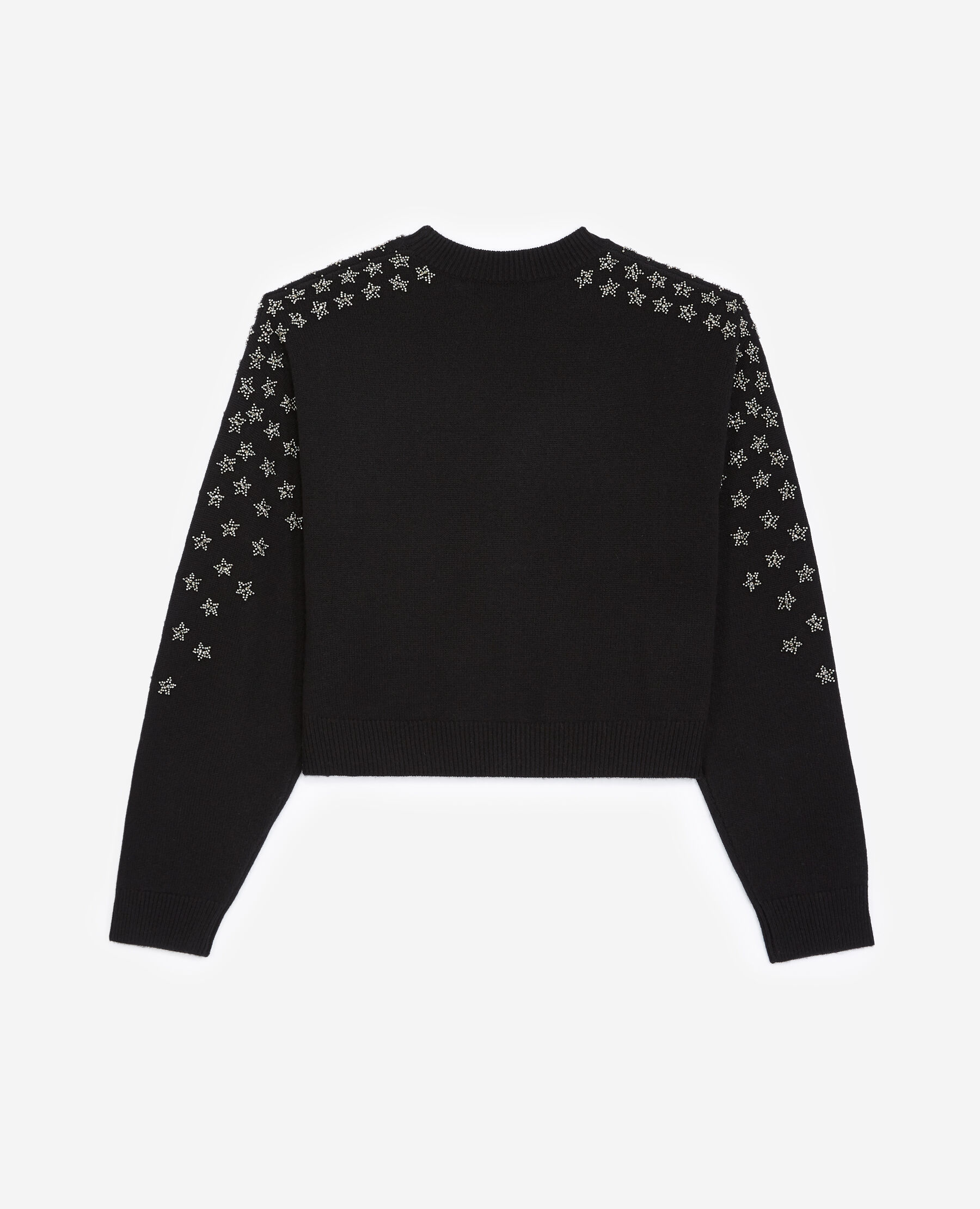 Black online rhinestone sweater