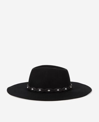 The Kooples MIXTE BLACK chapeau en laine noir