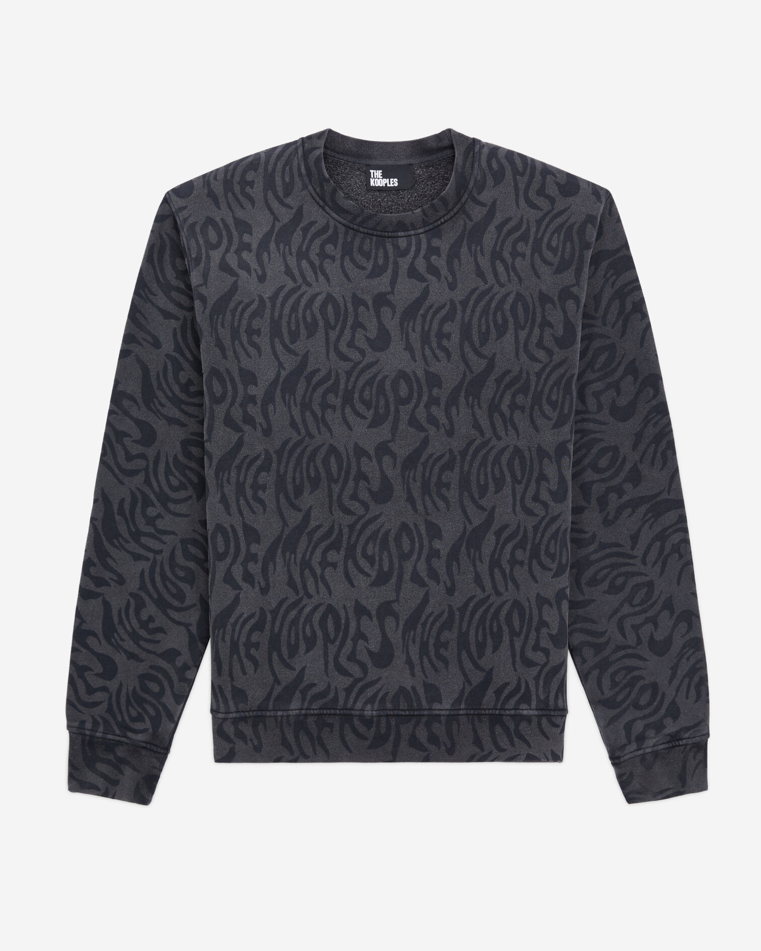 Sudadera estampada para hombre, BLACK WASHED, hi-res image number null