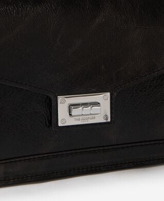 The Kooples WOMEN BROWN emily bag in brown cracked leather