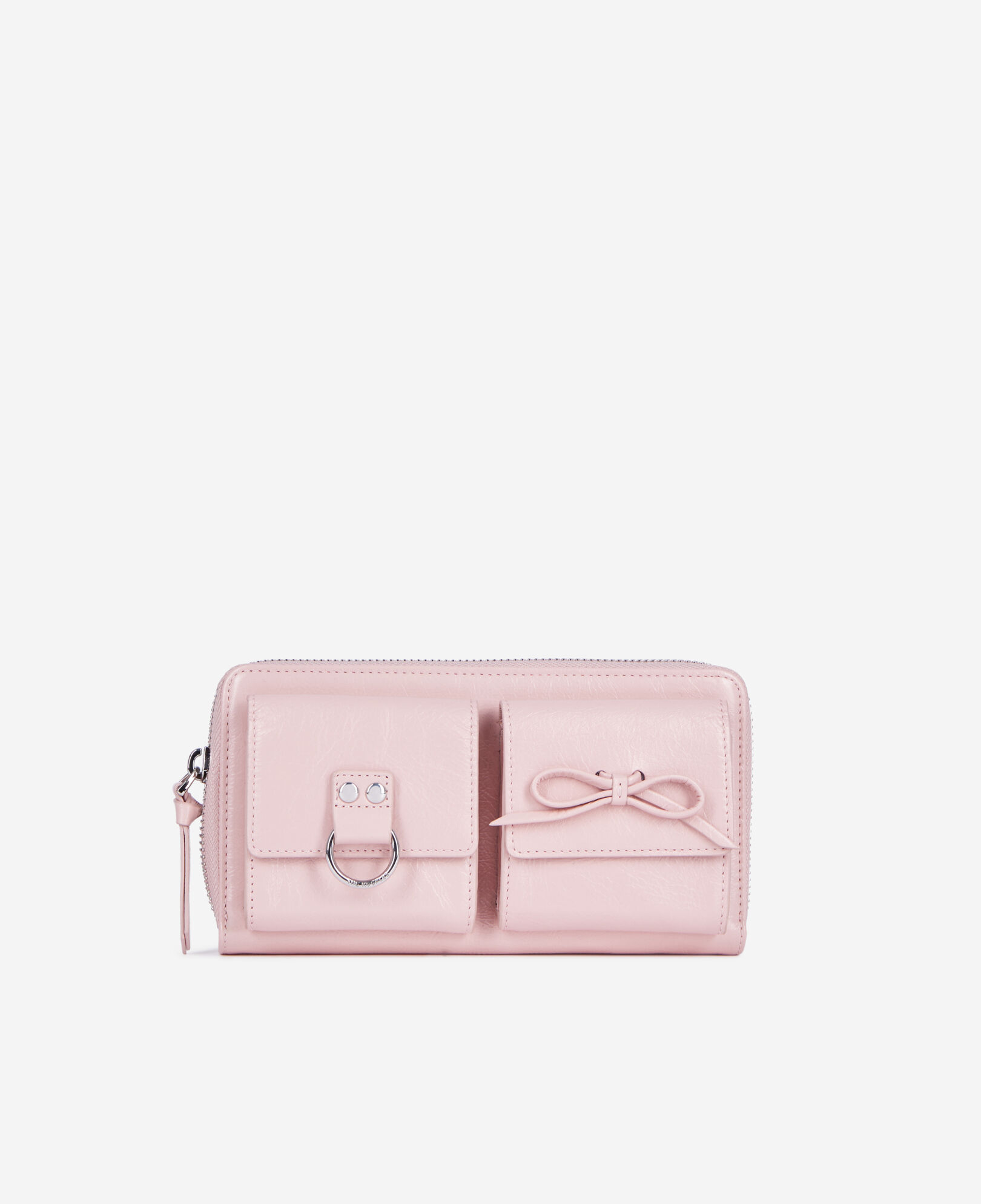 The Kooples F PINK amelia pink leather wallet