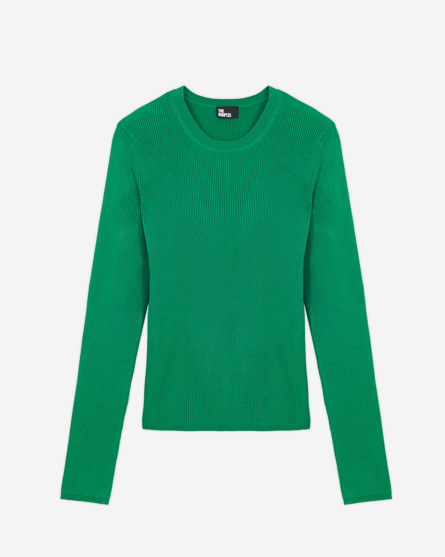 Green slim-fit top, GREEN, hi-res image number null