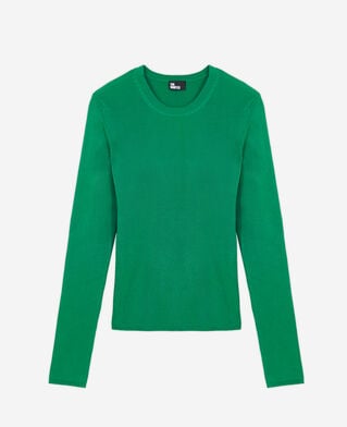 The Kooples FEMME GREEN pull moulant vert