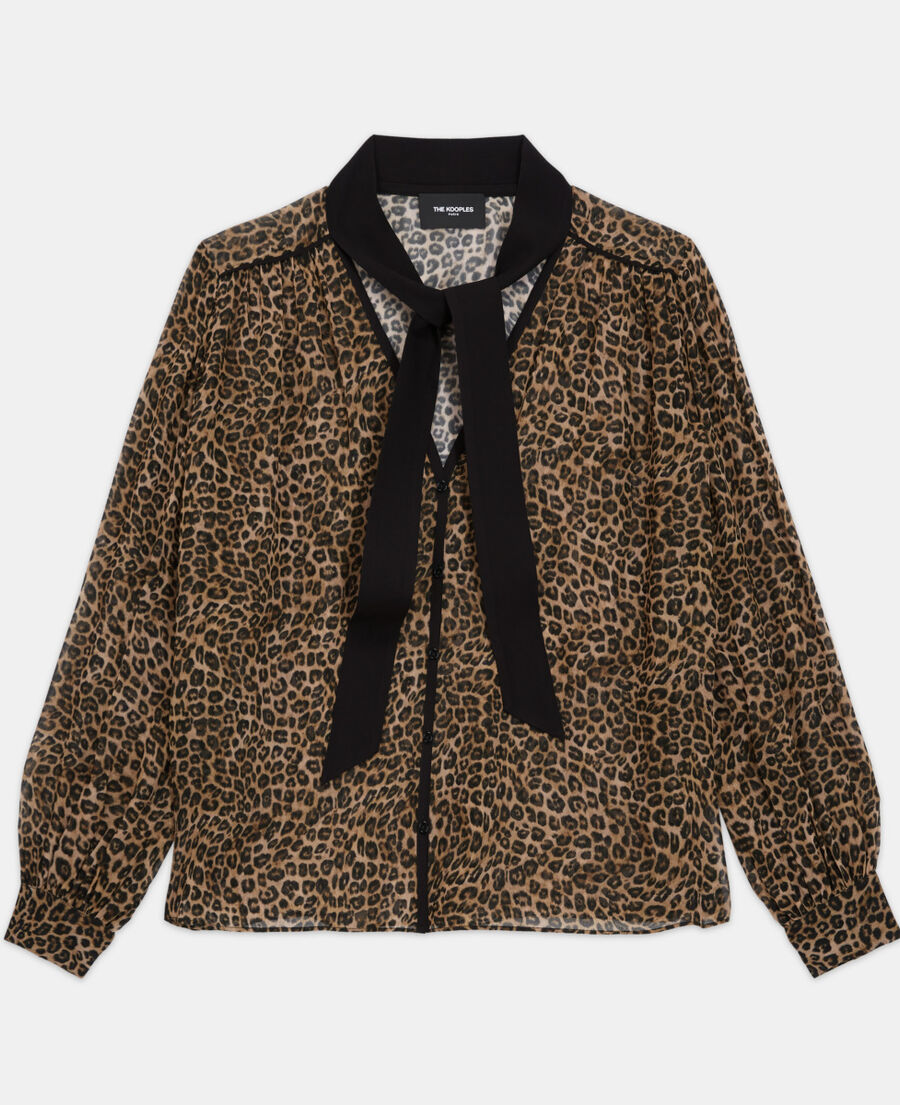 The Kooples WOMEN LEOPARD leopard print top