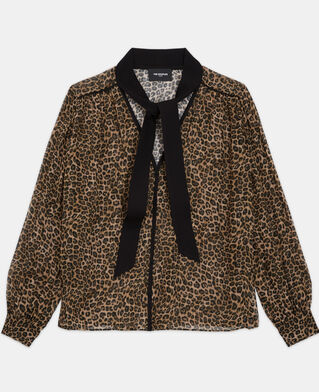 The Kooples WOMEN LEOPARD leopard print top