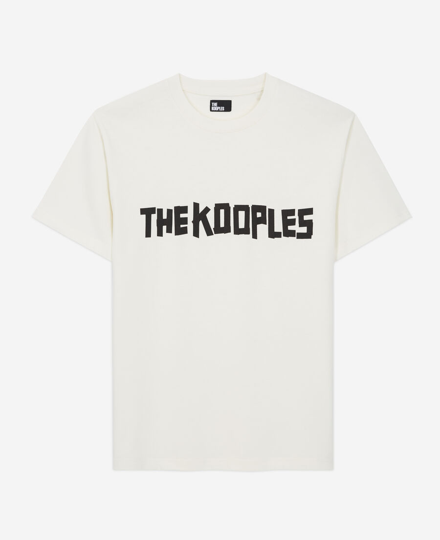 weißes t-shirt herren mit the kooples logo