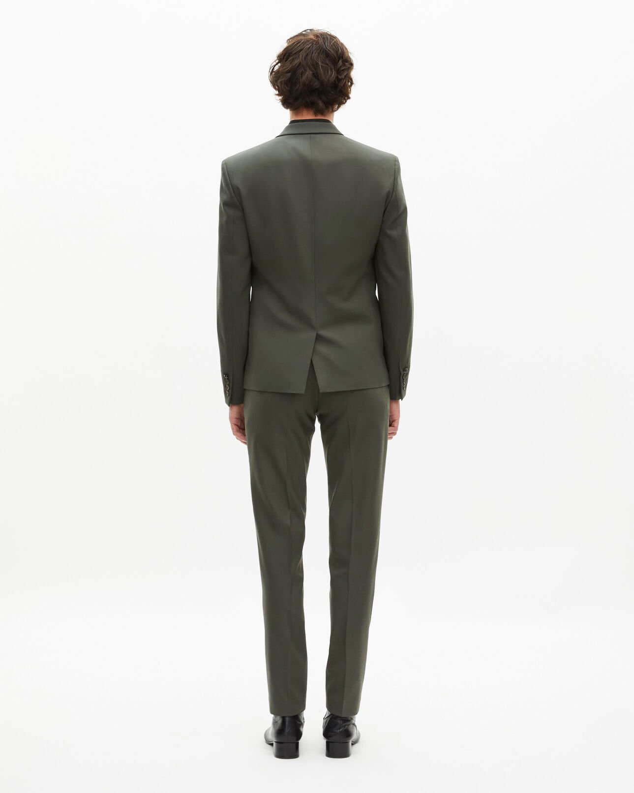 The Kooples H KAKI khaki wool suit fitted jacket