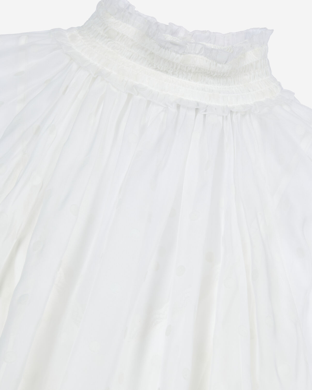 The Kooples WOMEN ECRU ecru top with shirring 