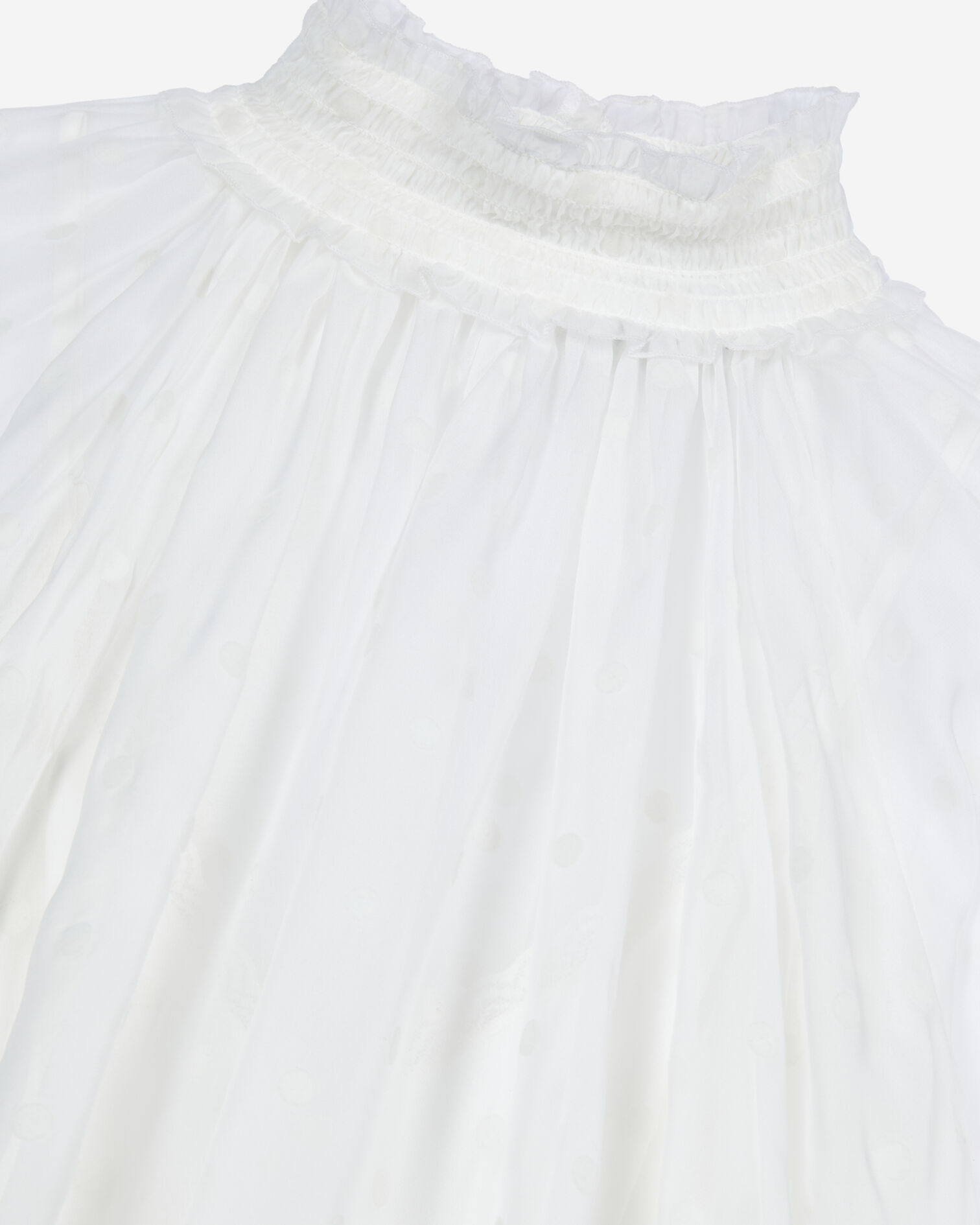 Ecru top with shirring , ECRU, hi-res image number null