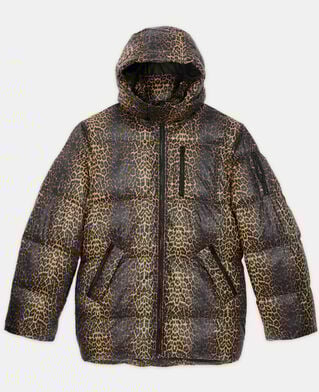 The Kooples HOMME LEOPARD doudoune oversize léopard