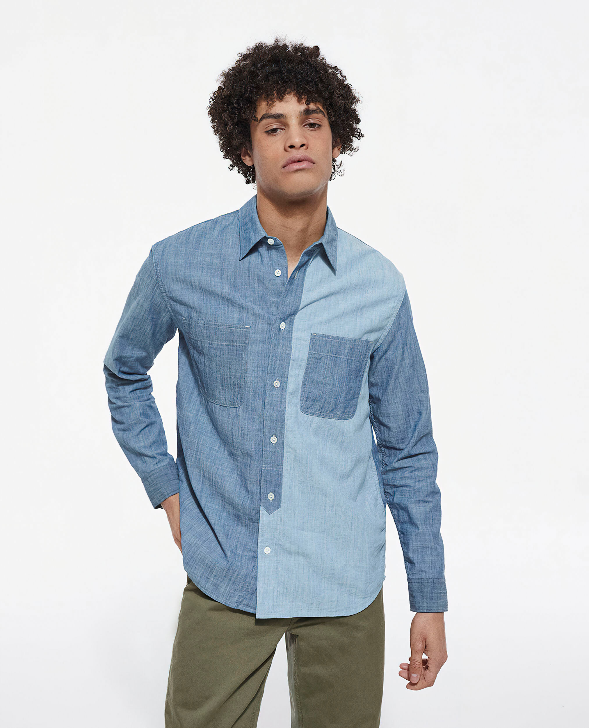 Kooples best sale denim shirt