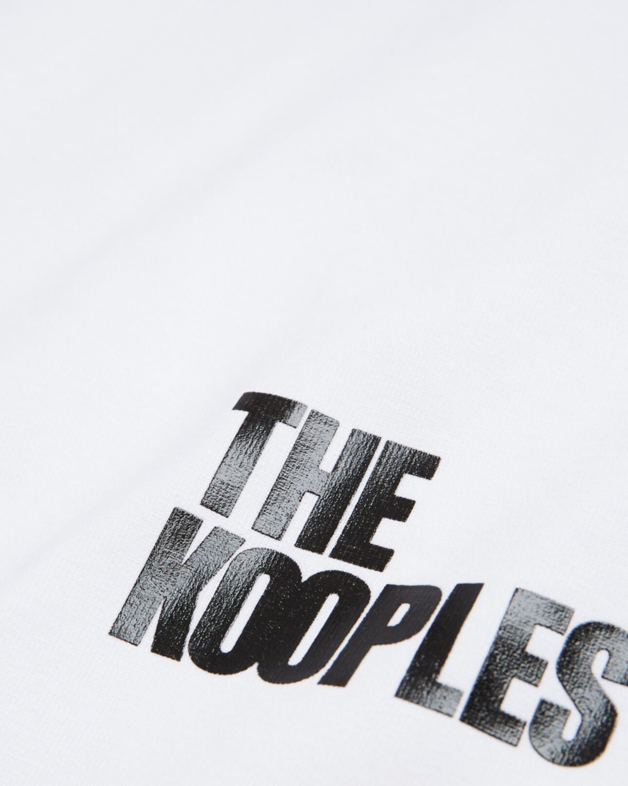 The Kooples MEN SNOW WHITE the kooples white logo t-shirt