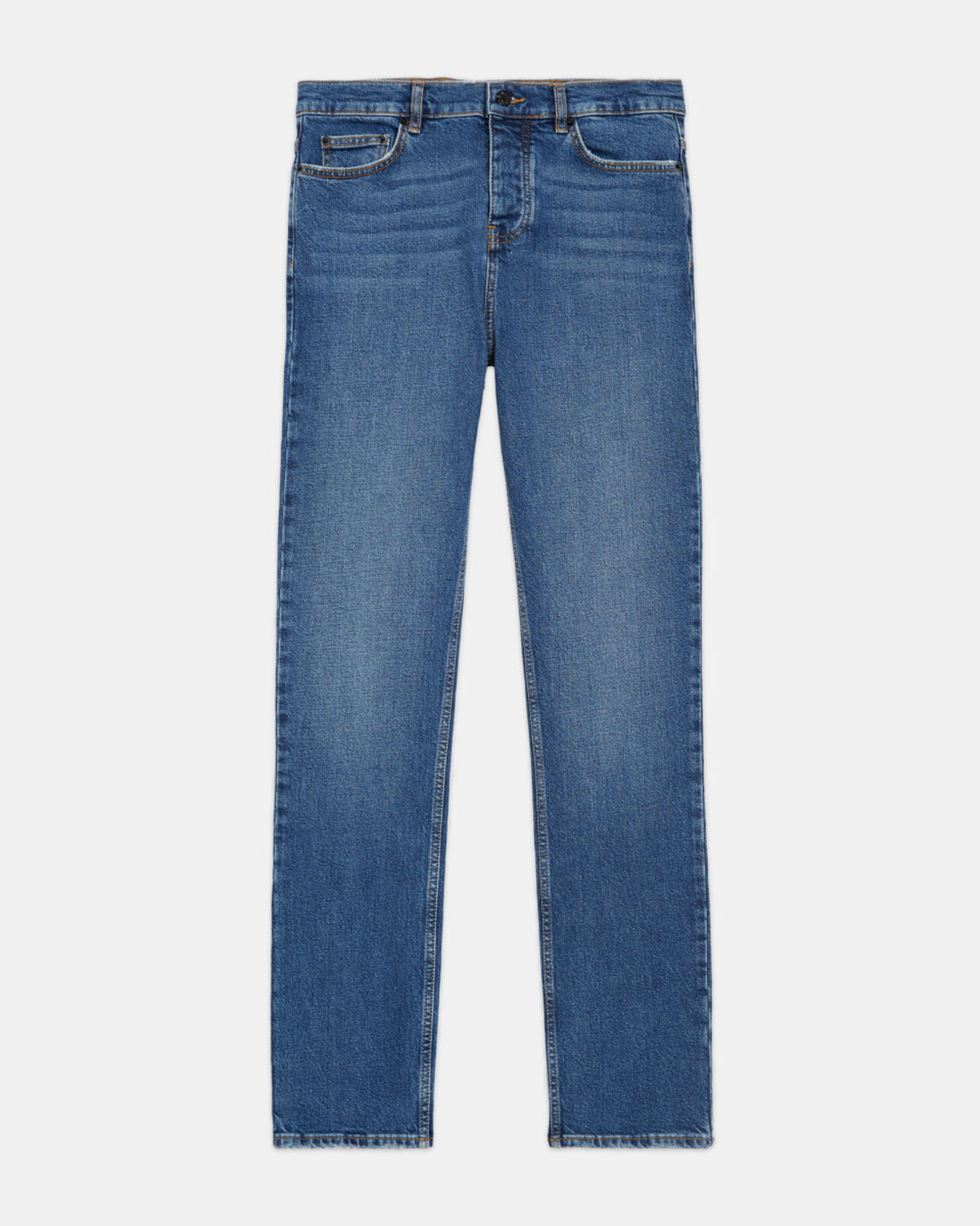 The Kooples HERREN BLUE DENIM blaue slim-fit-jeans
