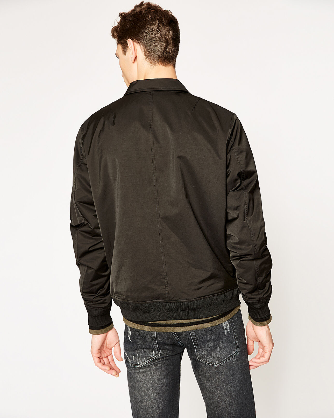 The Kooples HOMME BLACK blouson bombers noir