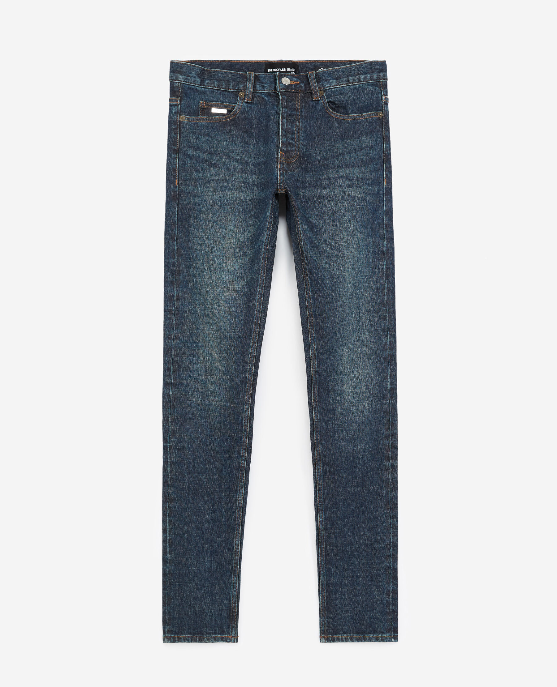 Faded dark clearance blue jeans
