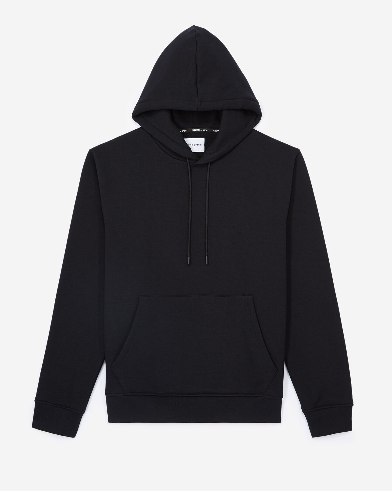 The Kooples HOMME BLACK sweat noir motif tête de mort reliefé