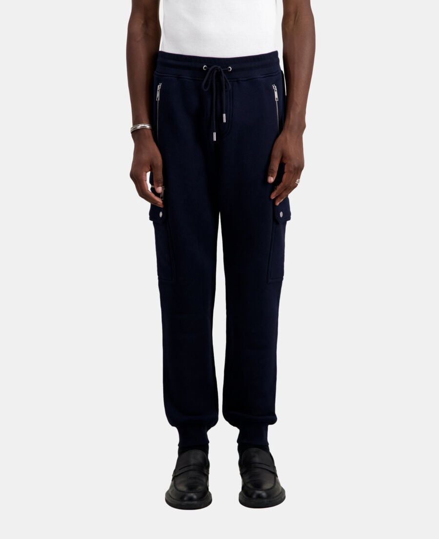 The Kooples H NAVY navy cargo joggers