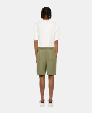 The Kooples HOMME KAKI GREY short en coton vert clair