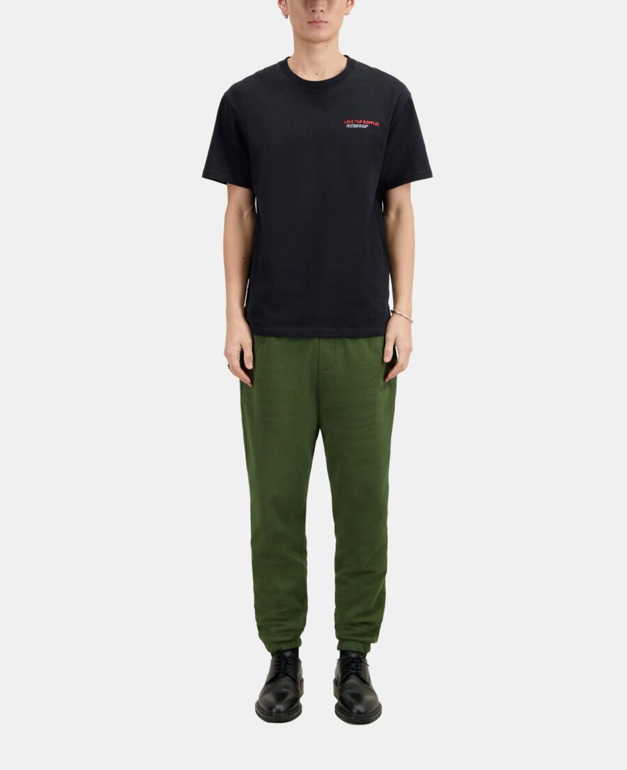 The Kooples MEN BLACK men's i love kooples black t-shirt