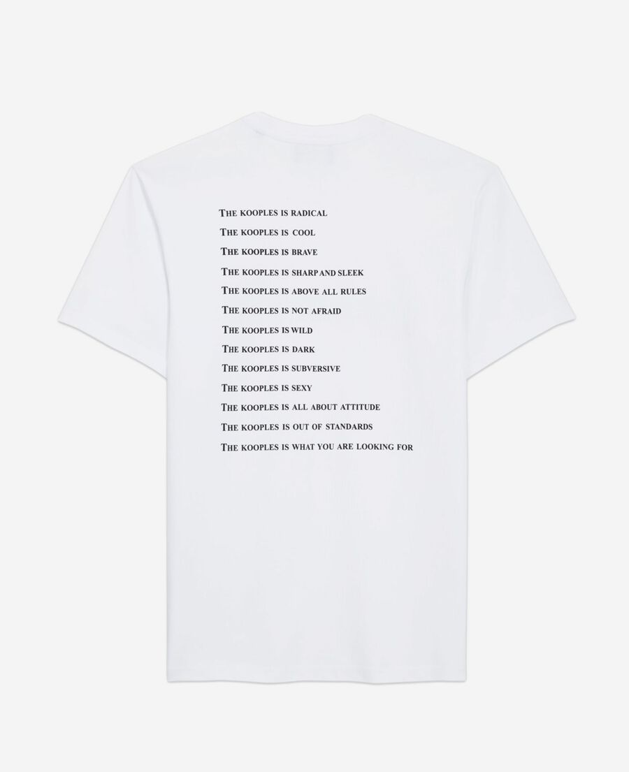 The Kooples HERREN WHITE was ist ein weißes t-shirt