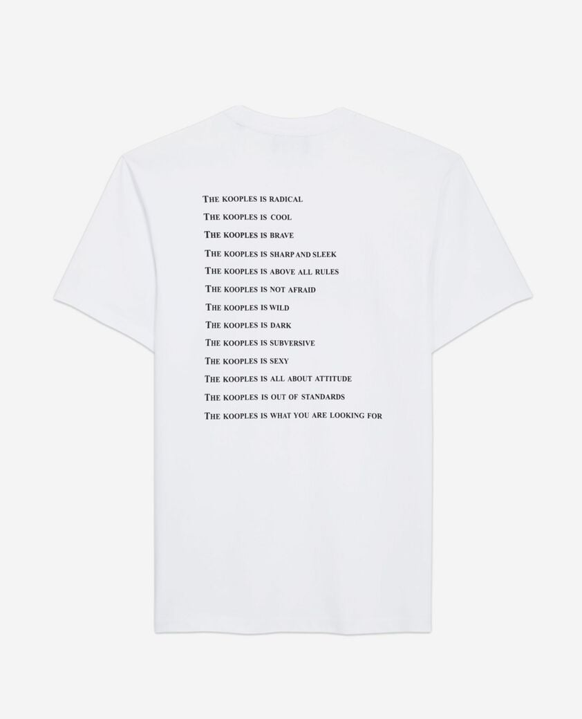 The Kooples HOMBRE WHITE camiseta what is blanca