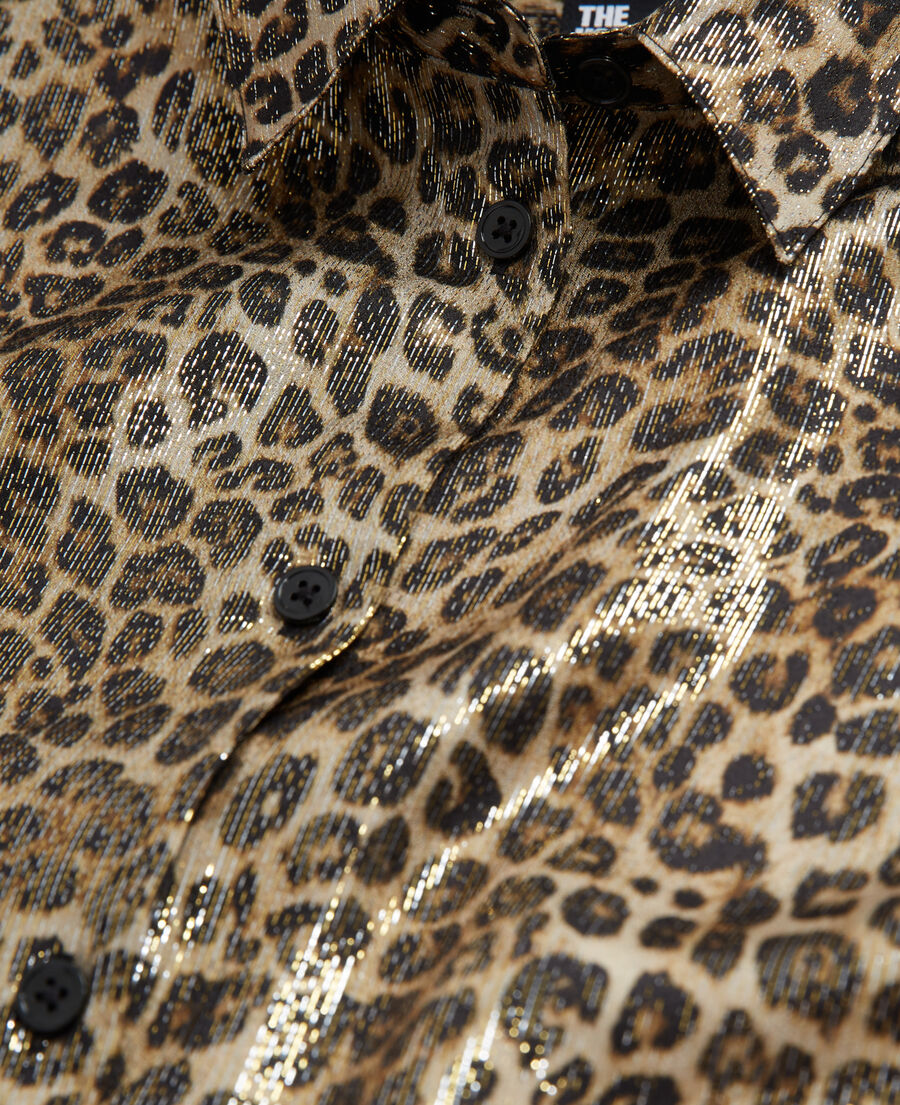 camisa fluida leopardo