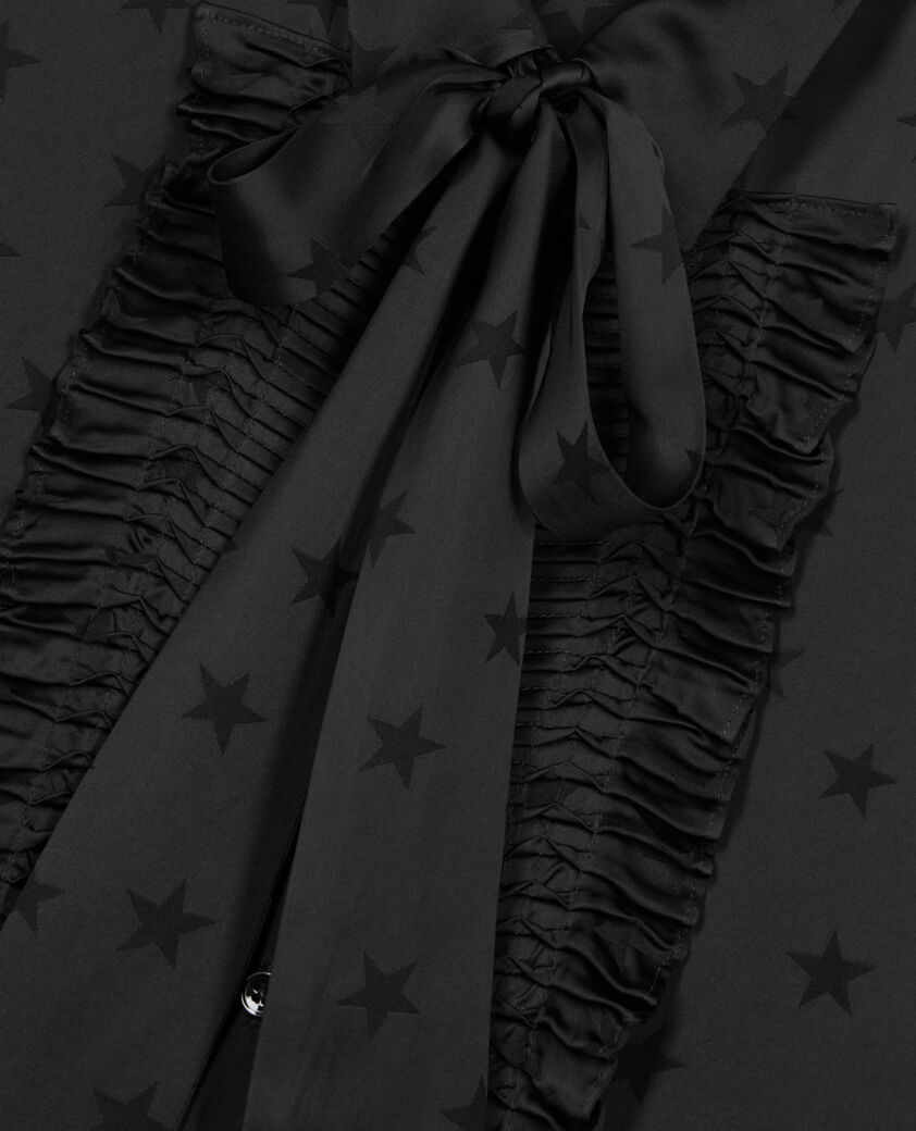 The Kooples WOMEN BLACK black jacquard shirt