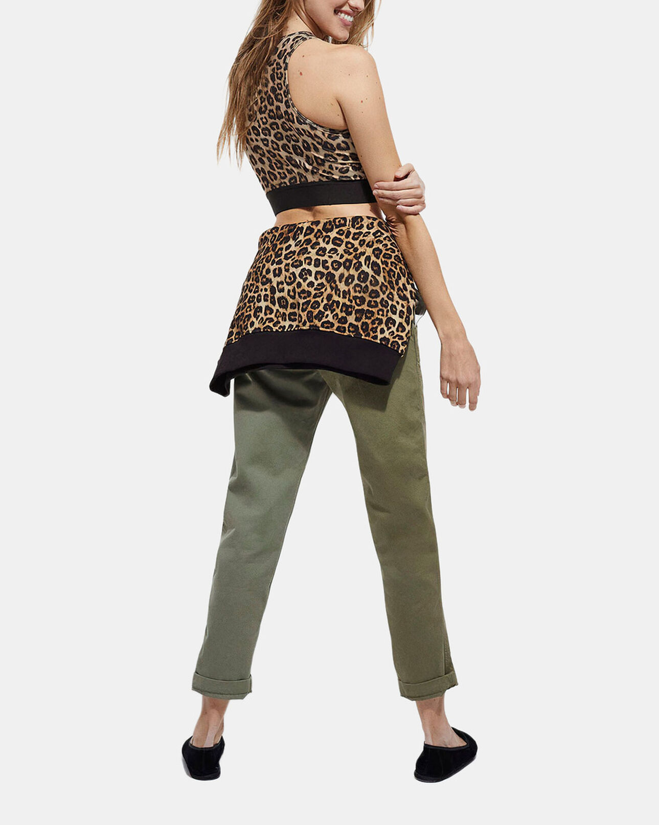 The Kooples WOMEN LEOPARD leopard print technical bra
